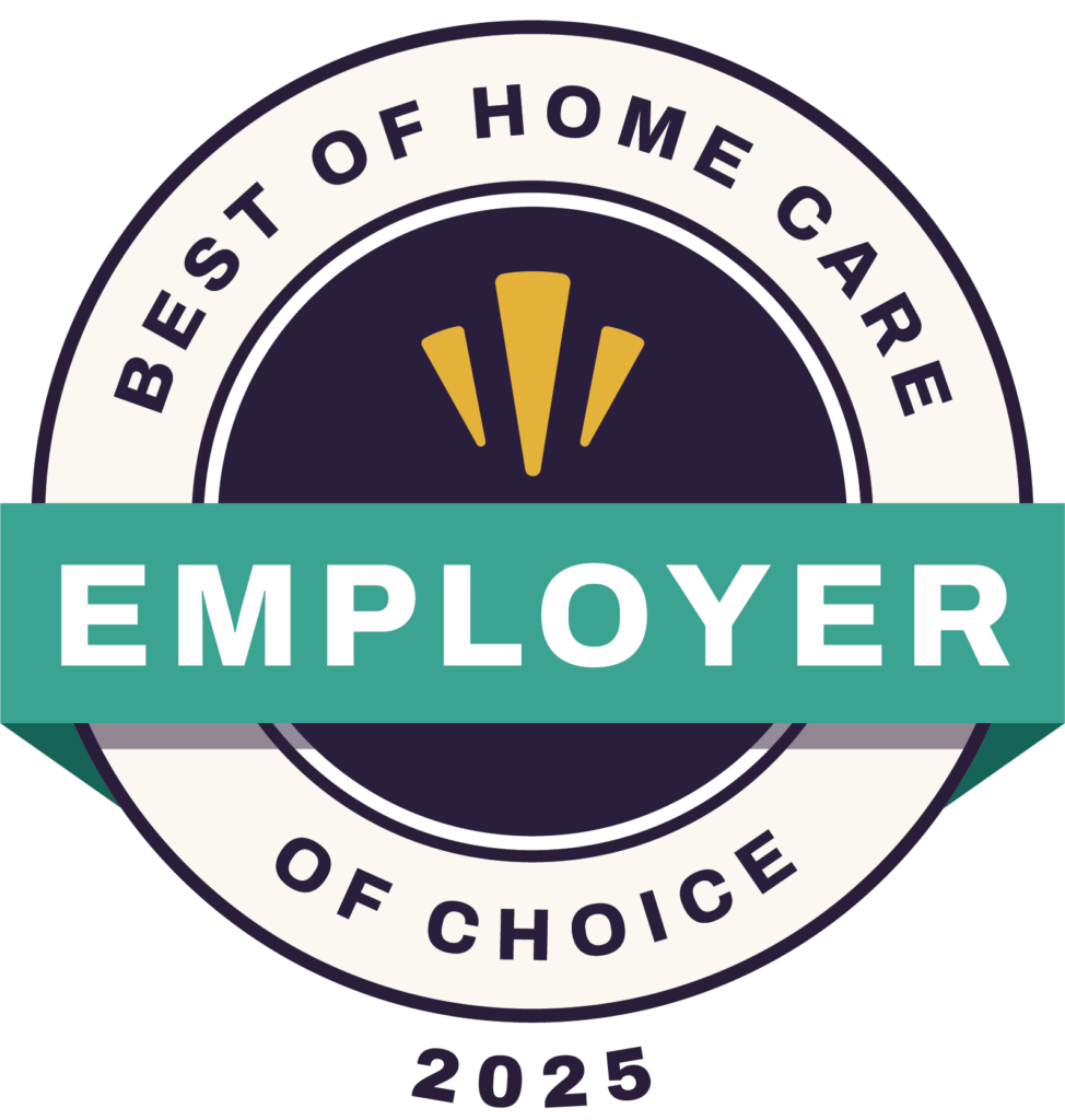Best of Home Care employer of choice award badge